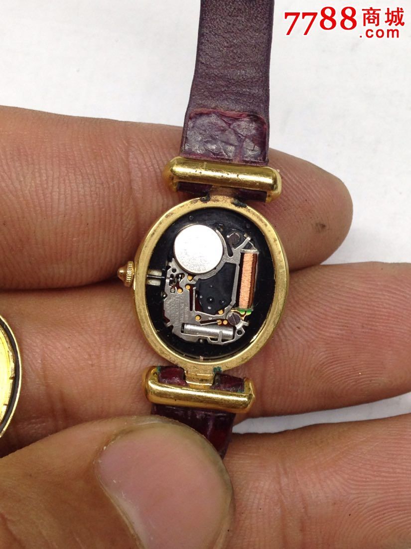 美品philippevenet包金镶钻3亮点女士石英腕表