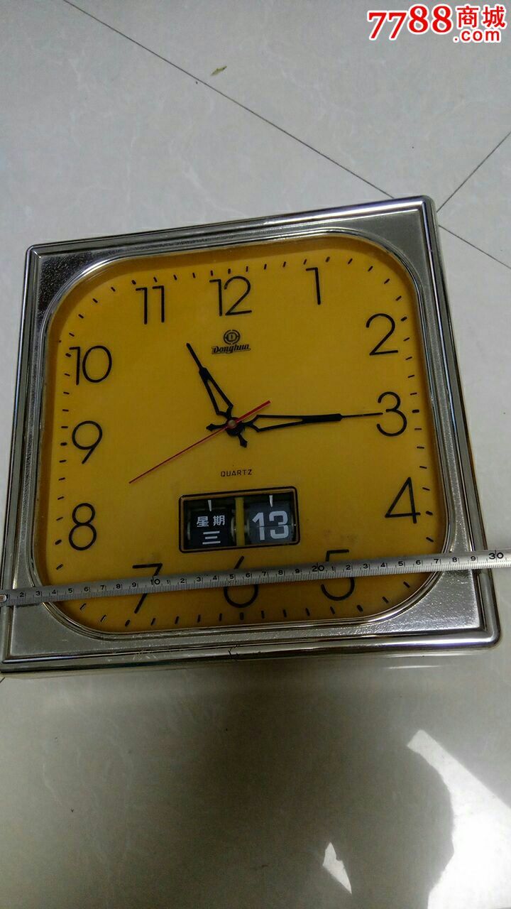 80年代有星期,日历的挂钟