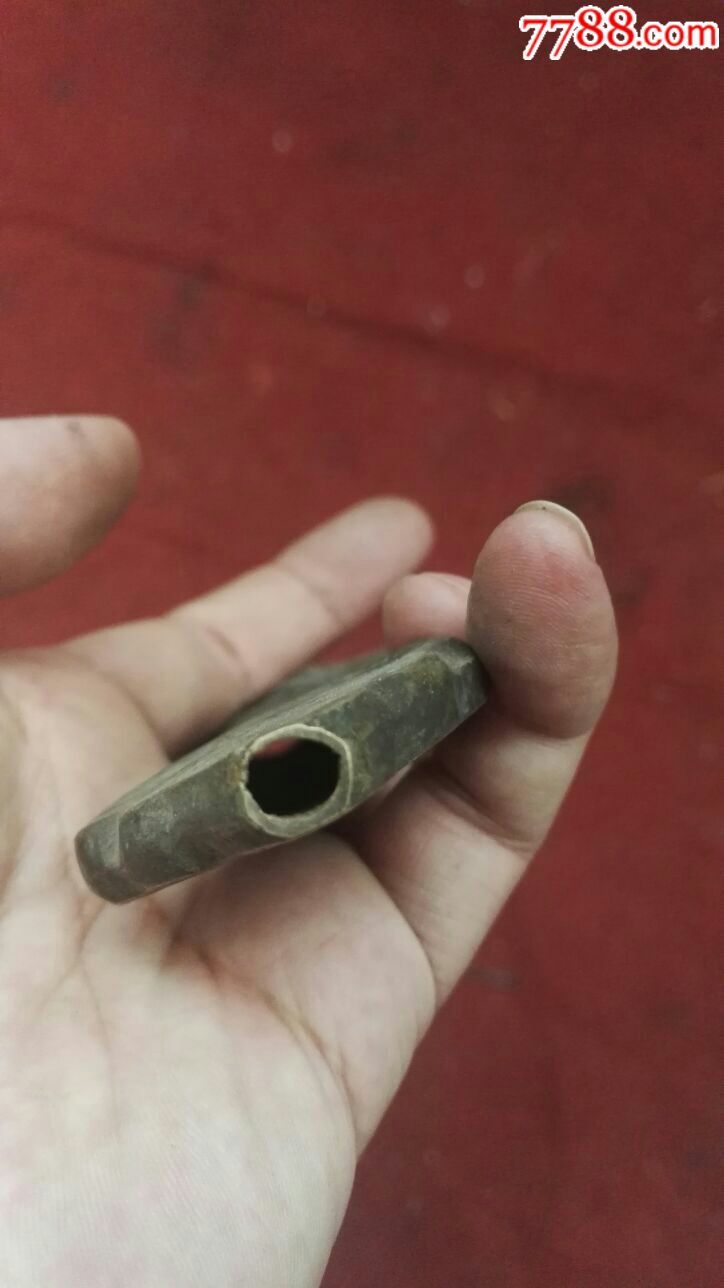 兽吞口黄铜剑柄