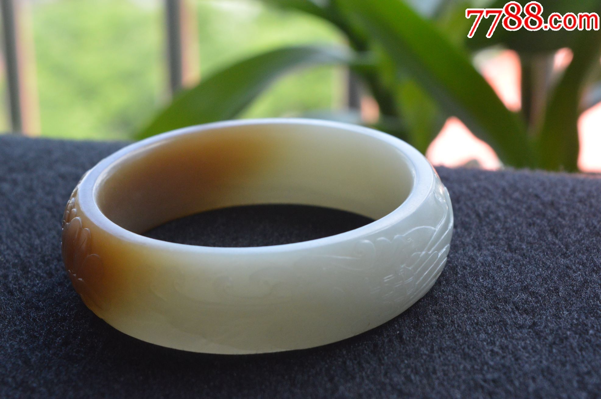 和田玉糖白玉手镯