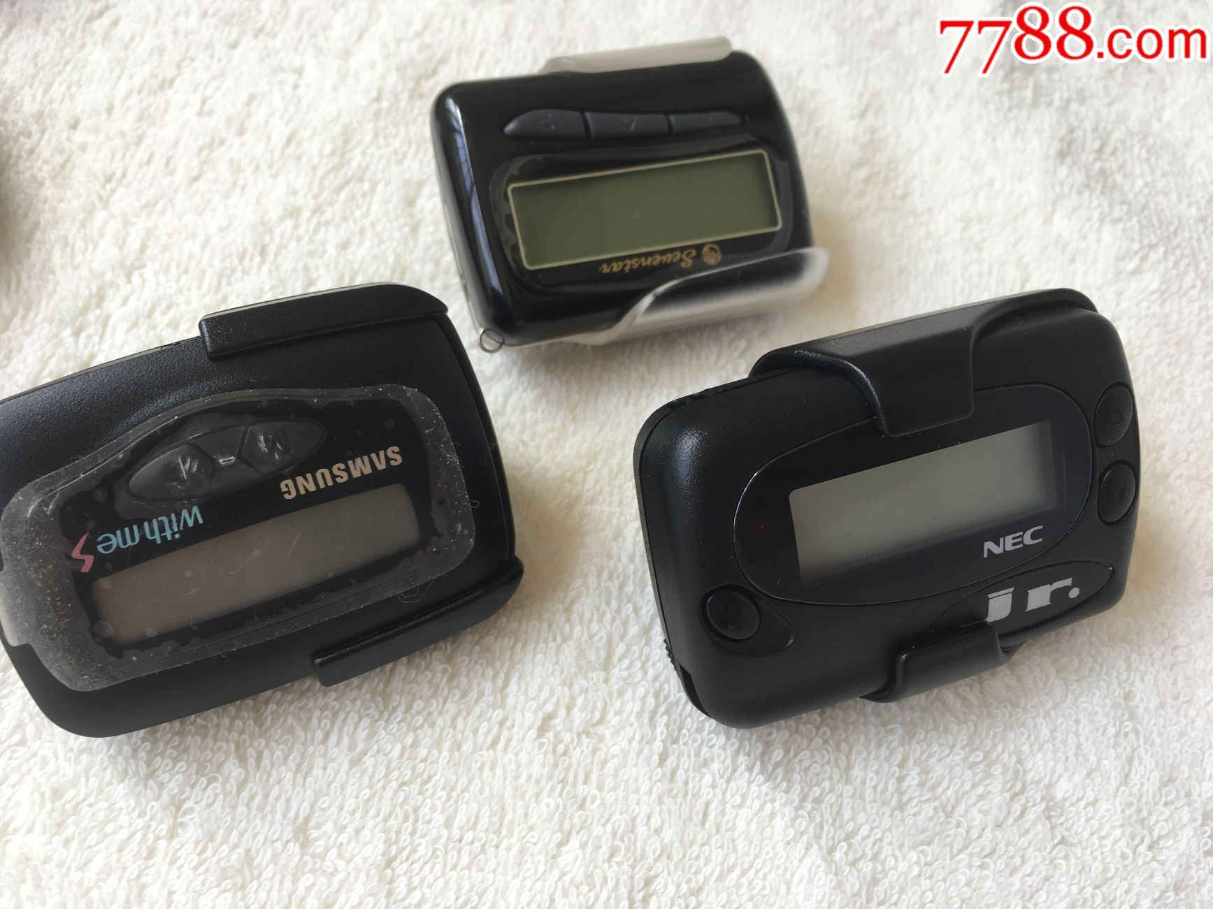 品牌数字传呼机3部,全新,全品-传呼机/bb机-7788收藏