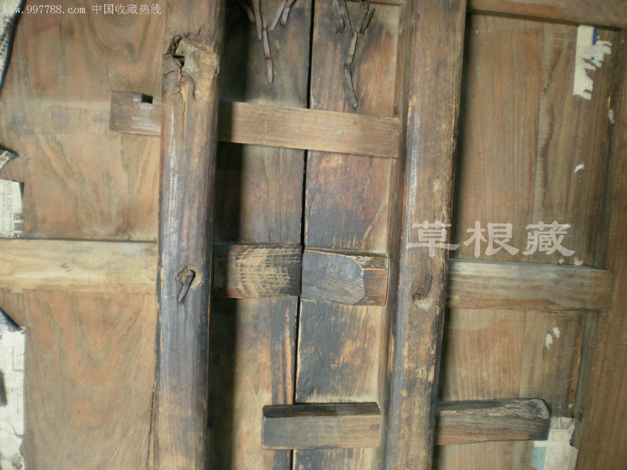 老榆木门(有缘识货者得之),木门窗,木门,其他木质,年代不详,其他图案