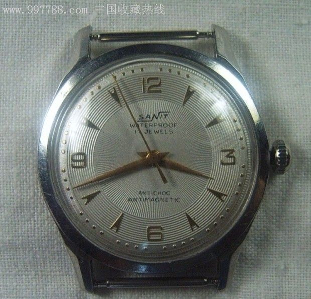 瑞士产好品像布纹盘timor古董手表