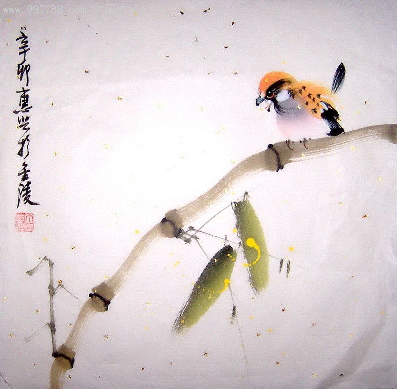 亲自经营【不倦斋】傅抱石弟子国画名家◆丁惠兴,山水花鸟小品