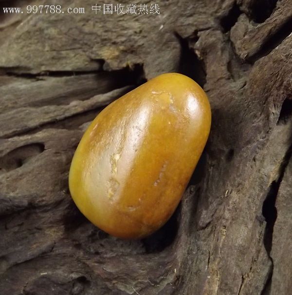 和田玉黄皮原石籽料