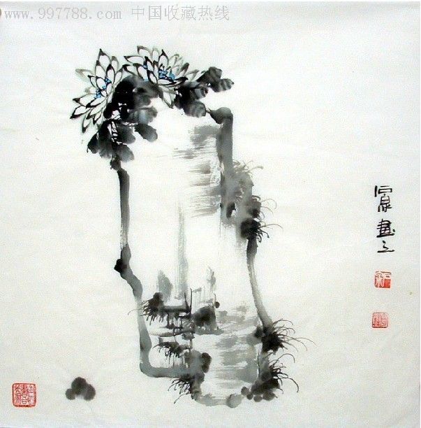 石泉工笔三尺花鸟画