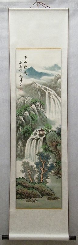 国家一级美术师,山东美协会员"胡开喜"山水画精品四条屏