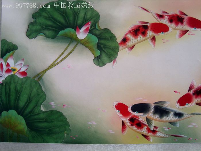 【齐家有女】著名工笔女画家齐望舒《连年有余》