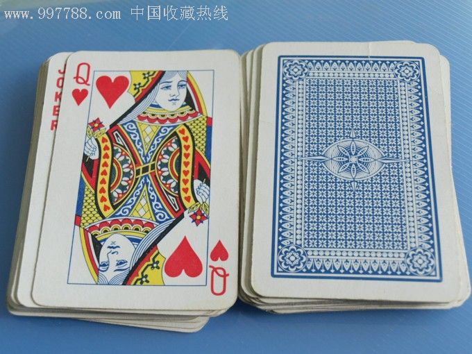 中外合资的宁波产敦煌扑克一副737