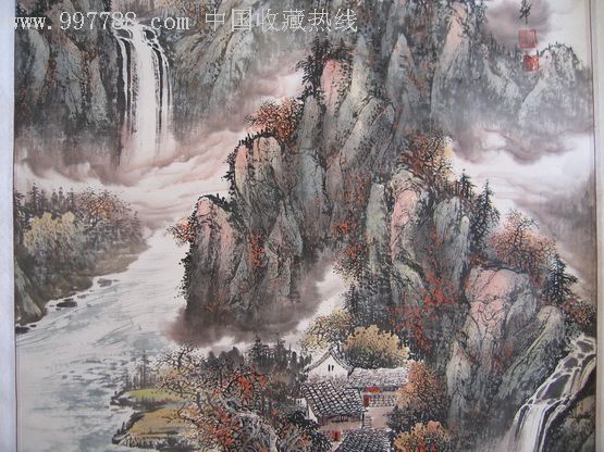 李墨山水画