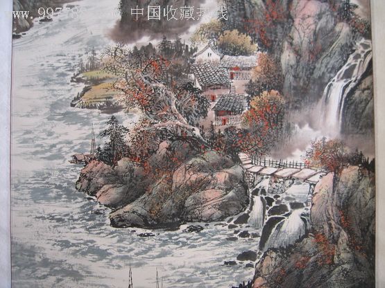 李墨山水画