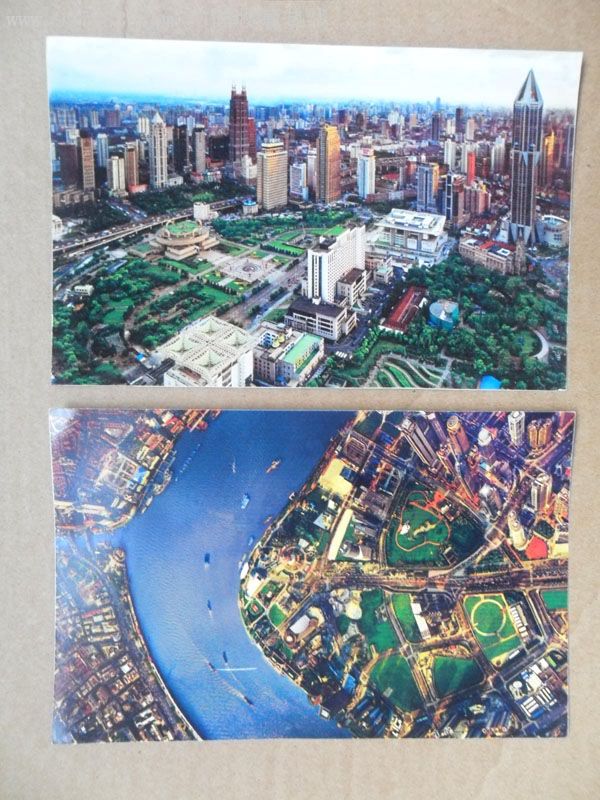 航拍上海明信片(20张)