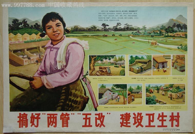 搞好"两管""五改"建设卫生村.可以交换