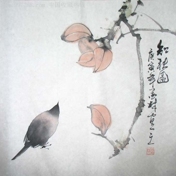 墨林寫意花鳥小品0532-se7658890-花鳥國畫原作-零售-7788收藏__收藏