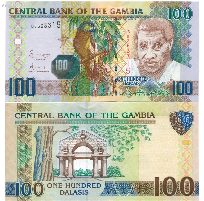 冈比亚100达拉西