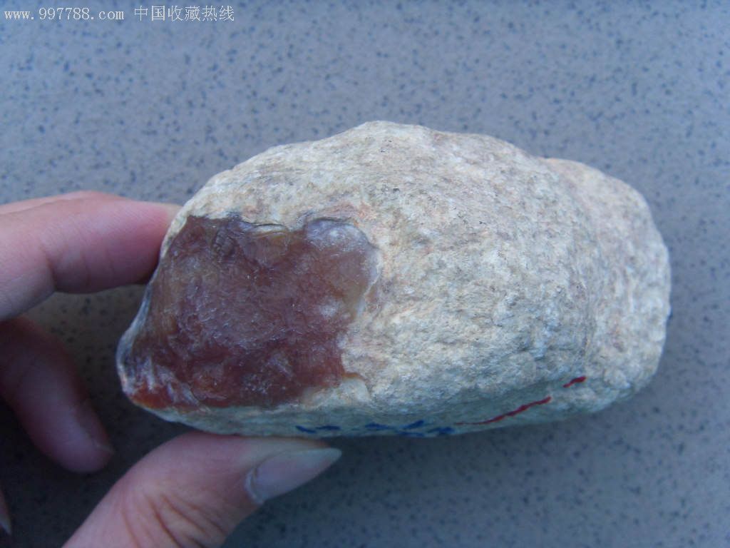 大马砍/翡翠原石/红皮翡翠/半赌石-翡翠/缅甸玉--se8184110-零售-7788