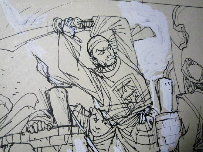 太平天国92-人物国画原作--se8333369-零售-7788收藏__收藏热线