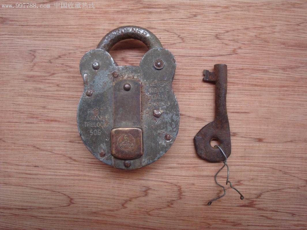 民国进口--老锁--造型奇特