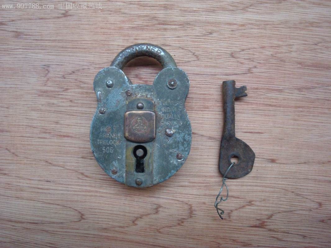 民国进口--老锁--造型奇特