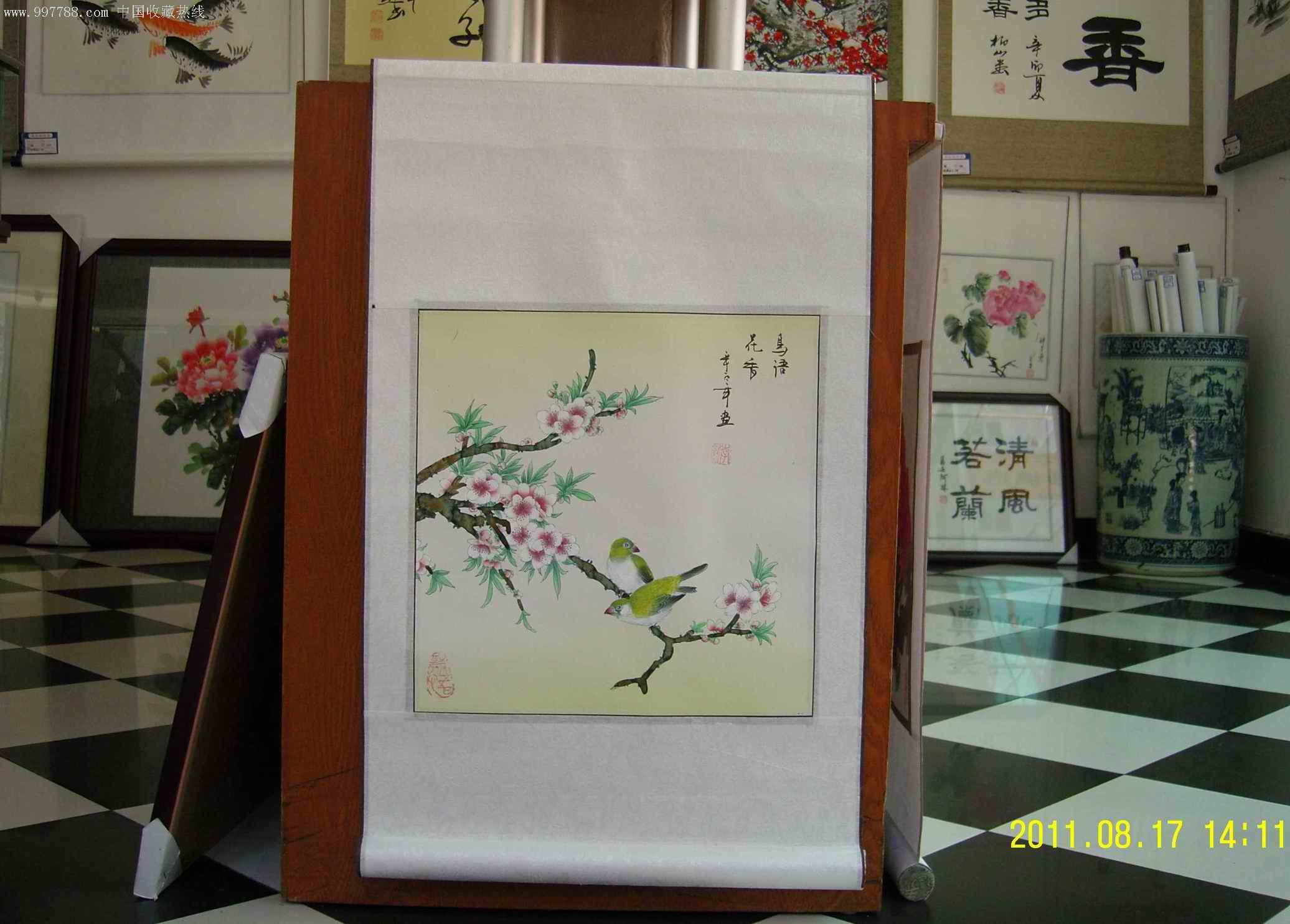 鸟语花香-花鸟国画原作-7788收藏