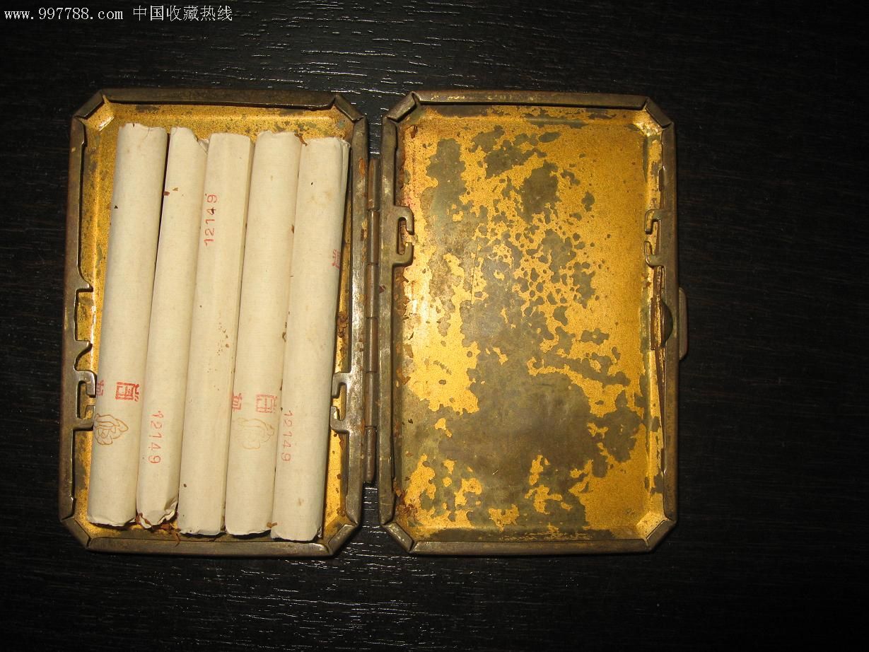 20支铜装高档军用烟盒图片