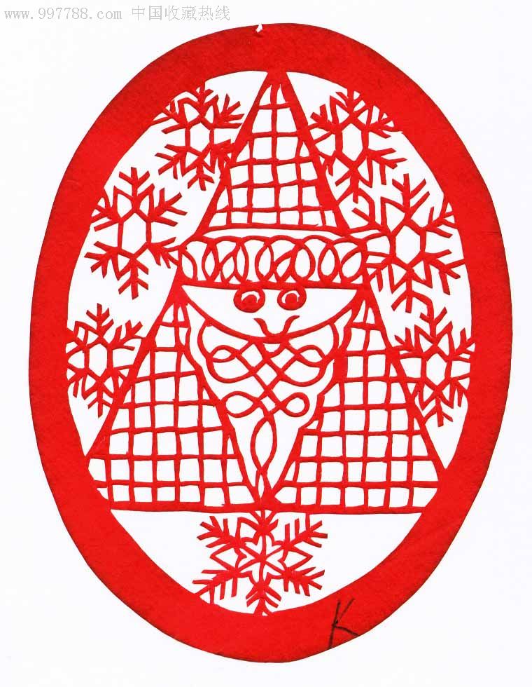 雪人_剪纸/窗花_剪纸工坊【7788收藏__收藏热线】