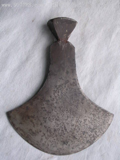 早年老皮匠用的全钢扇面铲刮割切工具*刀