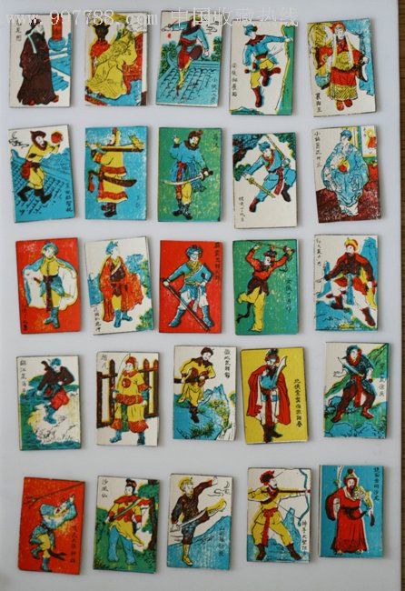 七侠五义散片---老洋画(画片/洋片/公仔纸/拍画/画卡)