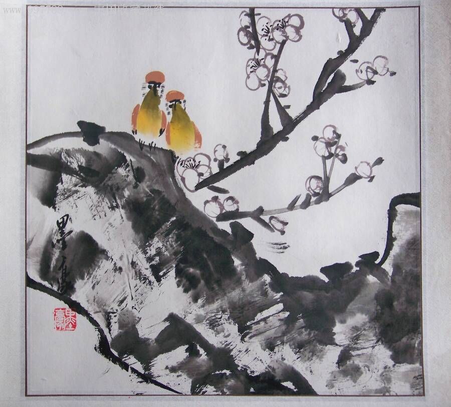 中国美协会员专业画家魏学勤(墨豪)花鸟画