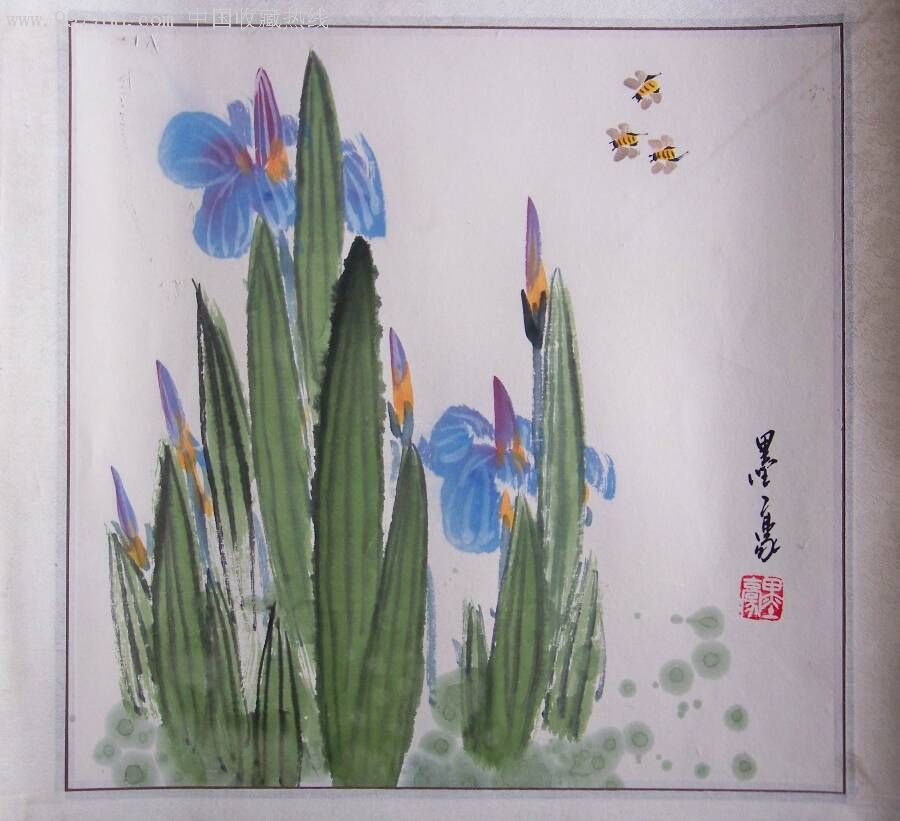 中国美协会员专业画家魏学勤墨豪花鸟画