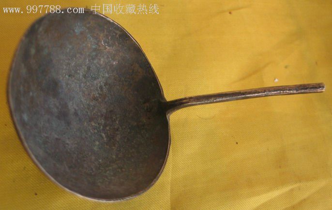 清代蒙古族手工打制火锅汤勺