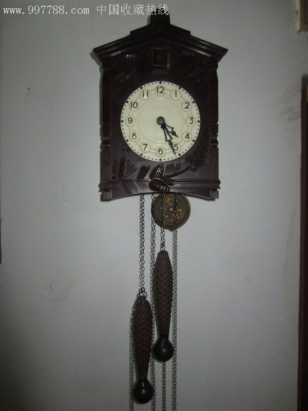 前苏联苏维埃布谷鸟拉链钟