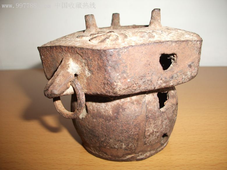 清代温酒小铁炉