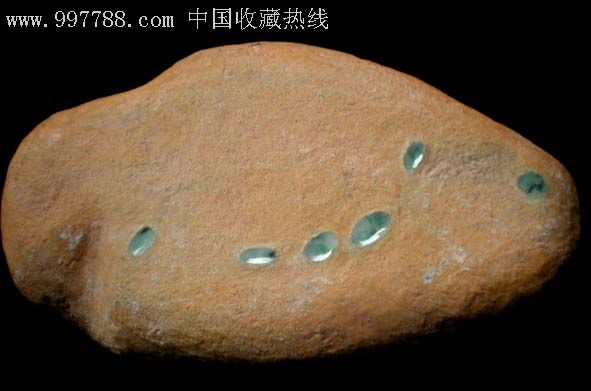 8号重21斤的翡翠玉毛石玉赌石原石玉石毛料赌料