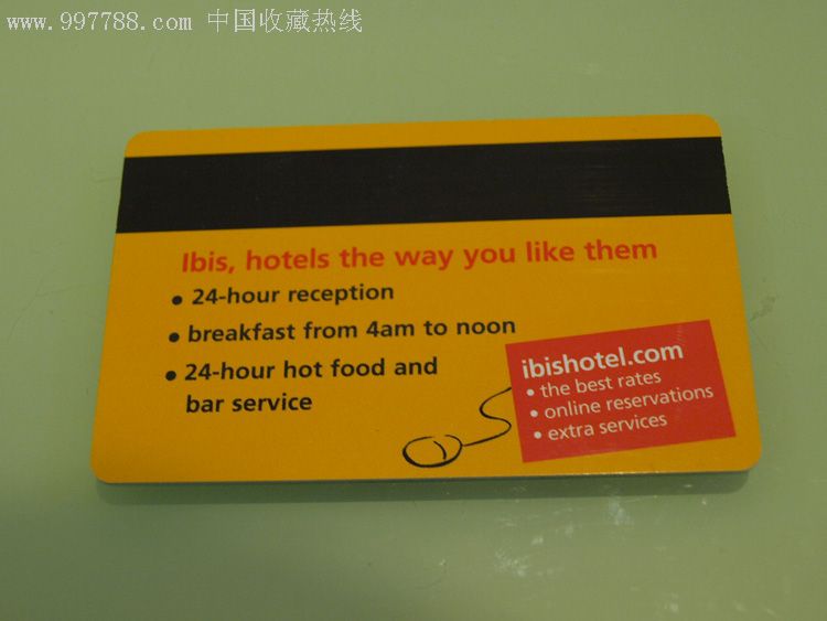 连锁酒店-宜必思-门锁卡/房卡--se9622115-零售-7788收藏__收藏热线