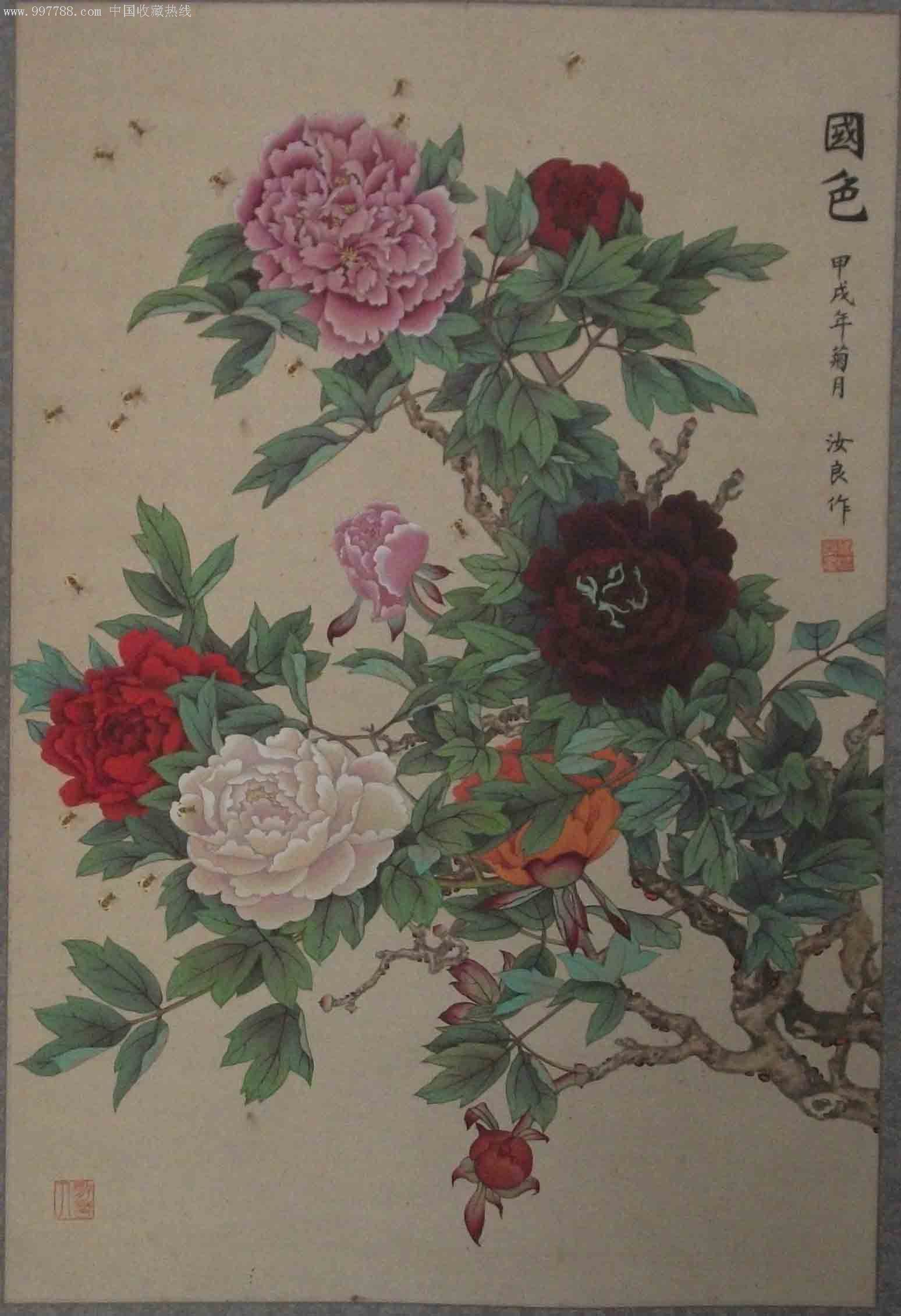 山东牡丹画家图片