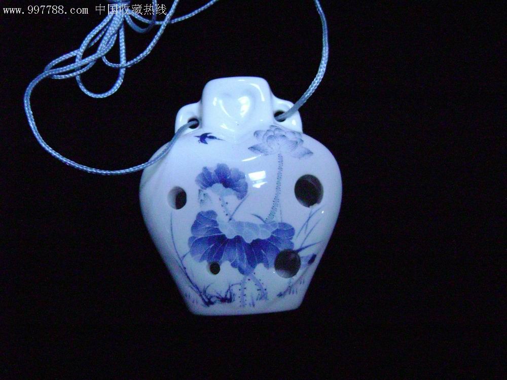 6孔陶笛青花瓷--龙韵品牌-其他西洋乐器--se9788210-零售-7788收藏
