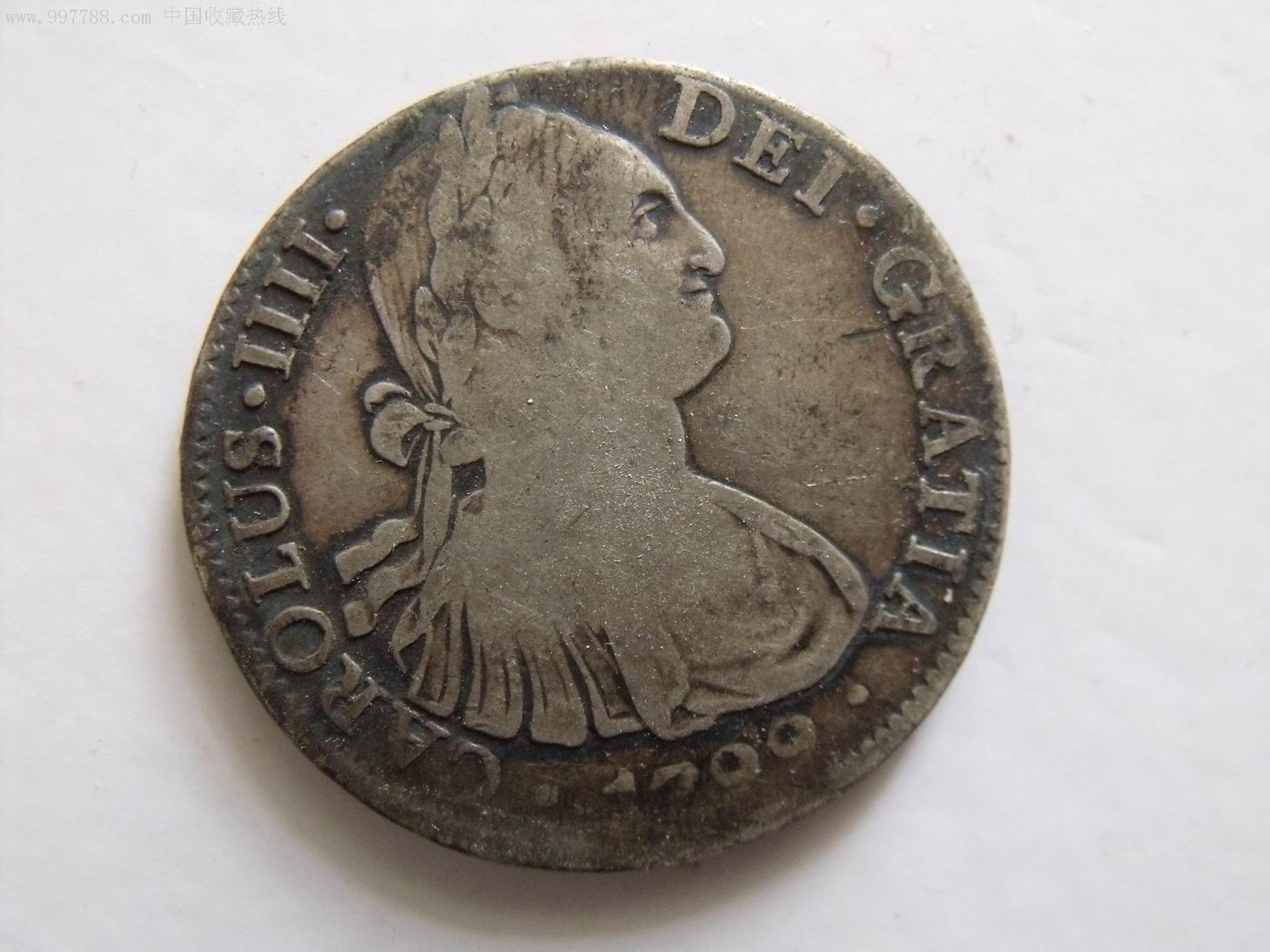 女人头像外国银币1799年