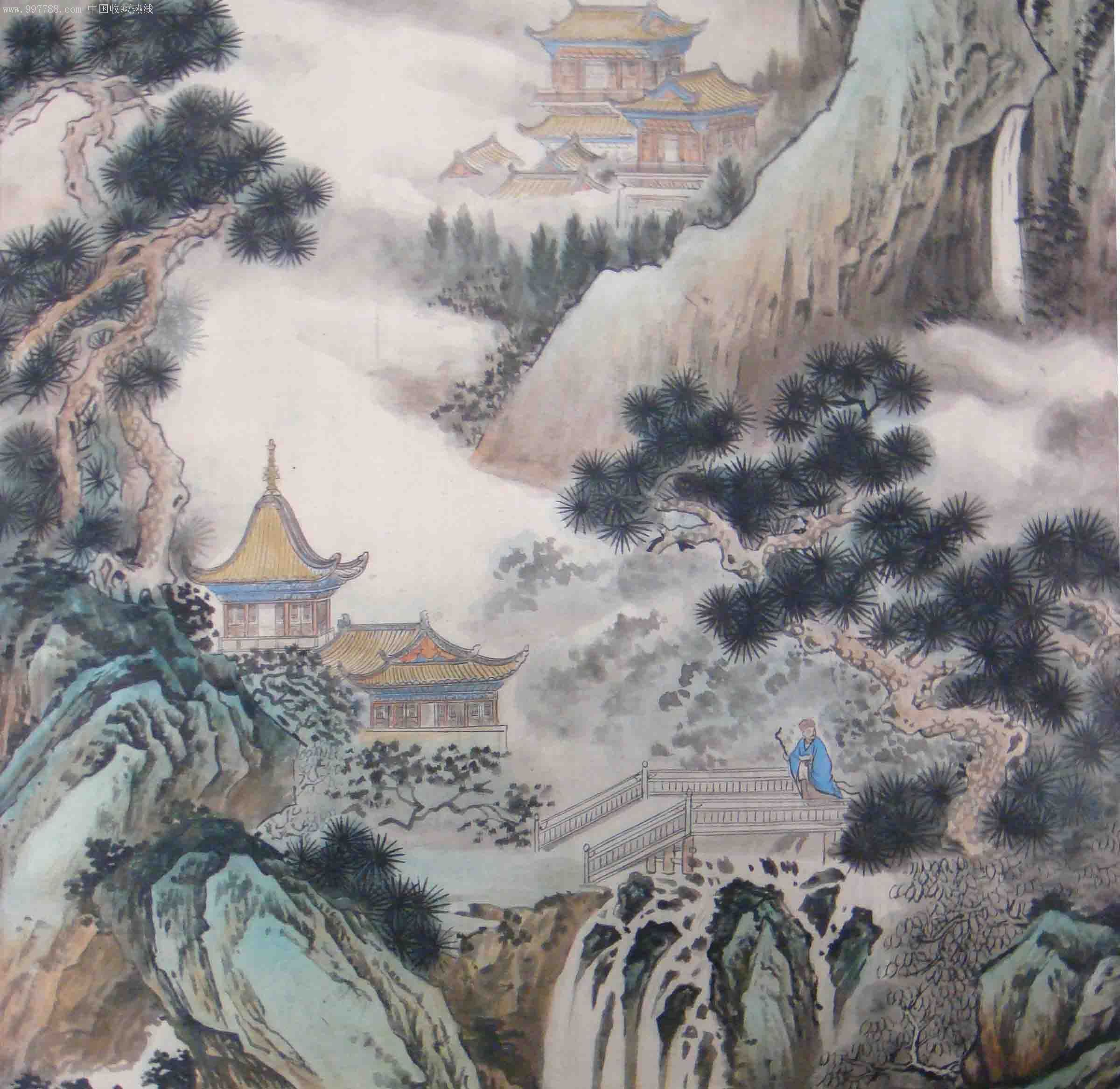 《河清海晏》(享受国务院特殊津贴专家,国家一级美术师成砺志作品)