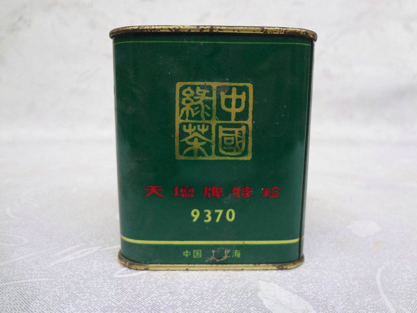 老茶叶盒,天坛牌特珍