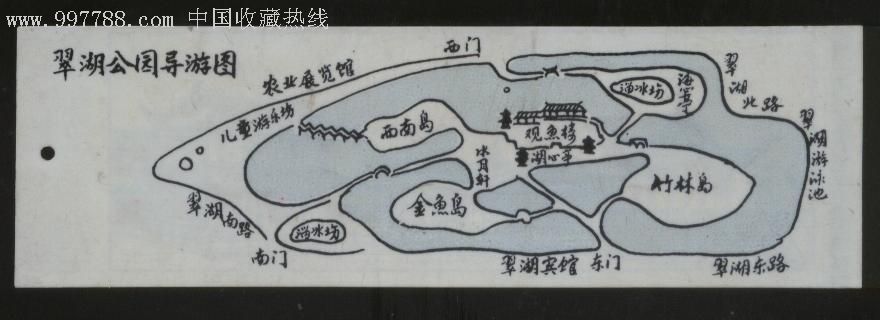翠湖公园平面图图片