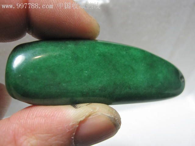 绿色的石头
