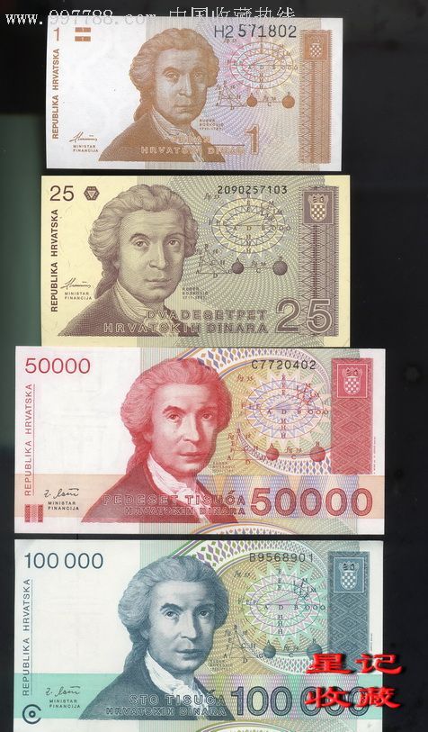 克罗地亚钱币换人民币图片
