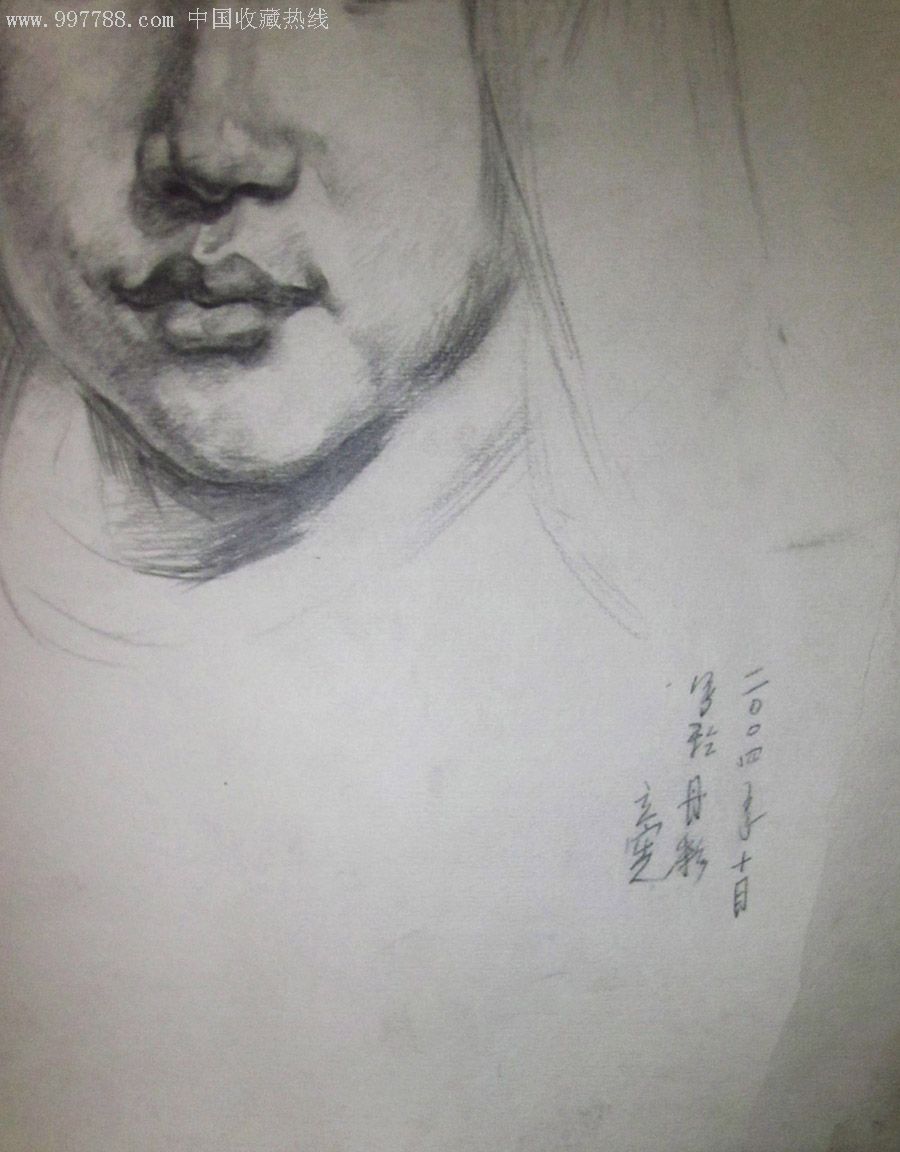 著名油画家西安美院教授张立宪素描