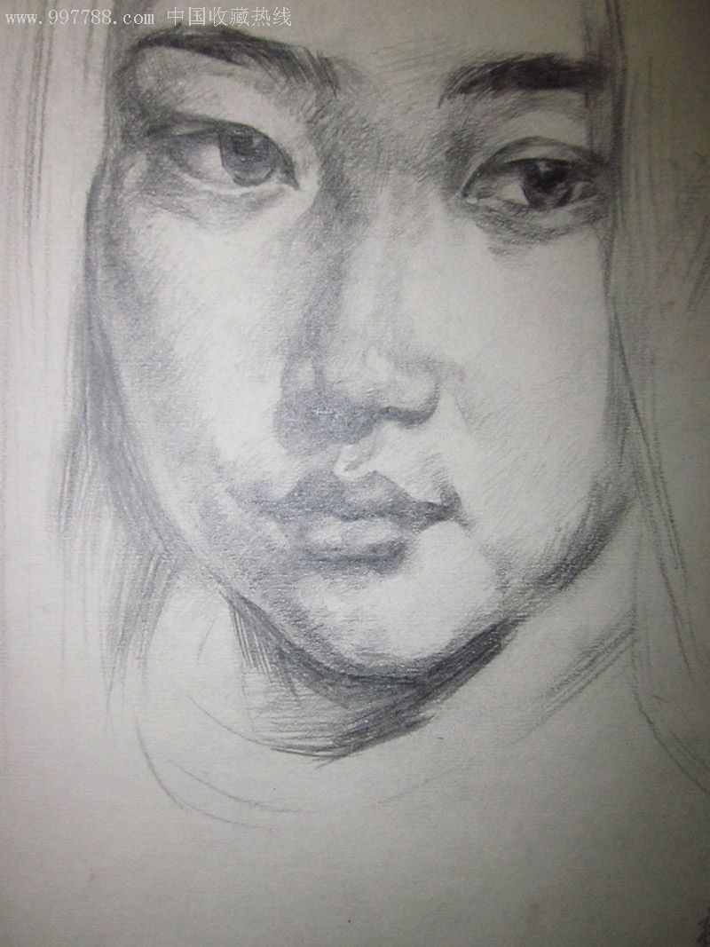 著名油画家西安美院教授张立宪素描