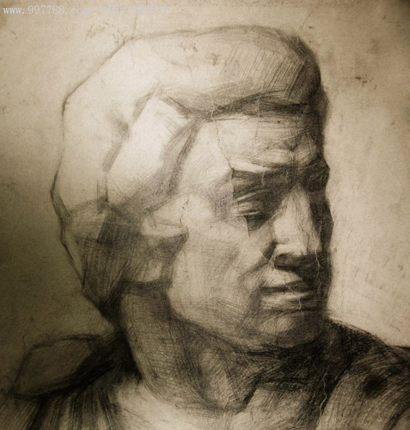 著名画家刘晓东素描_素描/速写【泊我斋】_第1张_7788字画网