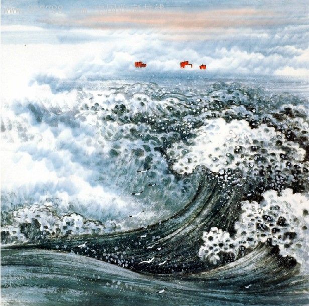 中国南海海浪图图片