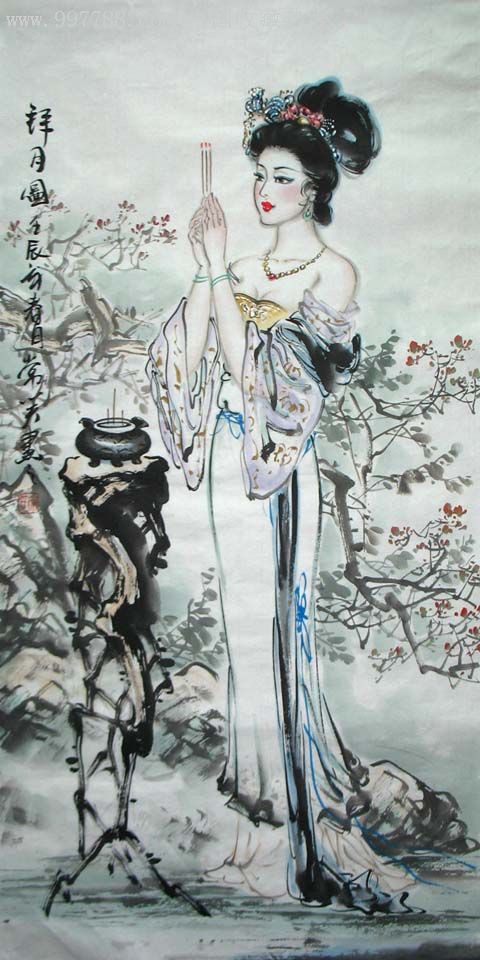 常笑人物精品四大美女1098-se11382904-人物国画原作