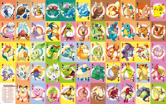 神奇宝贝收藏扑克牌卡通扑克牌