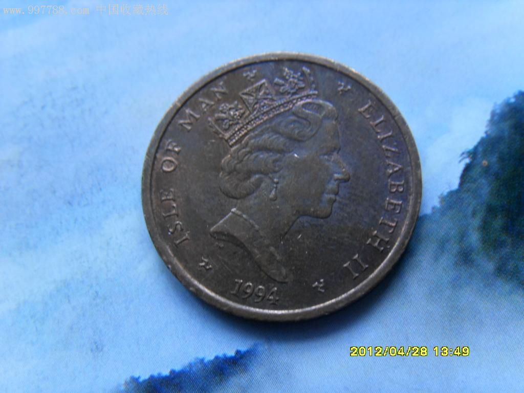 1994马恩岛2便士硬币